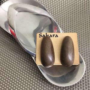 🖤NEW wooden earrings by SAHARA